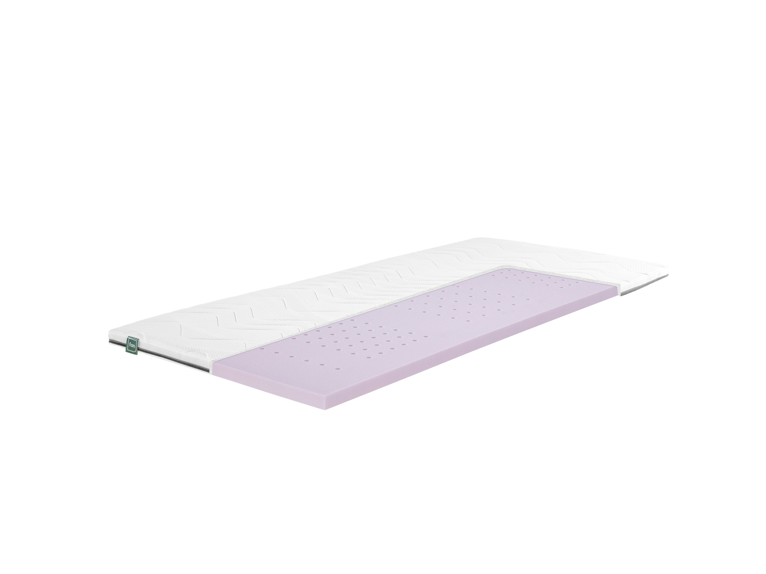 f.a.n. 7-strefowy topper z pianki hybrydowej, fan Flex Side Clima (H3, 200 x 200 cm)