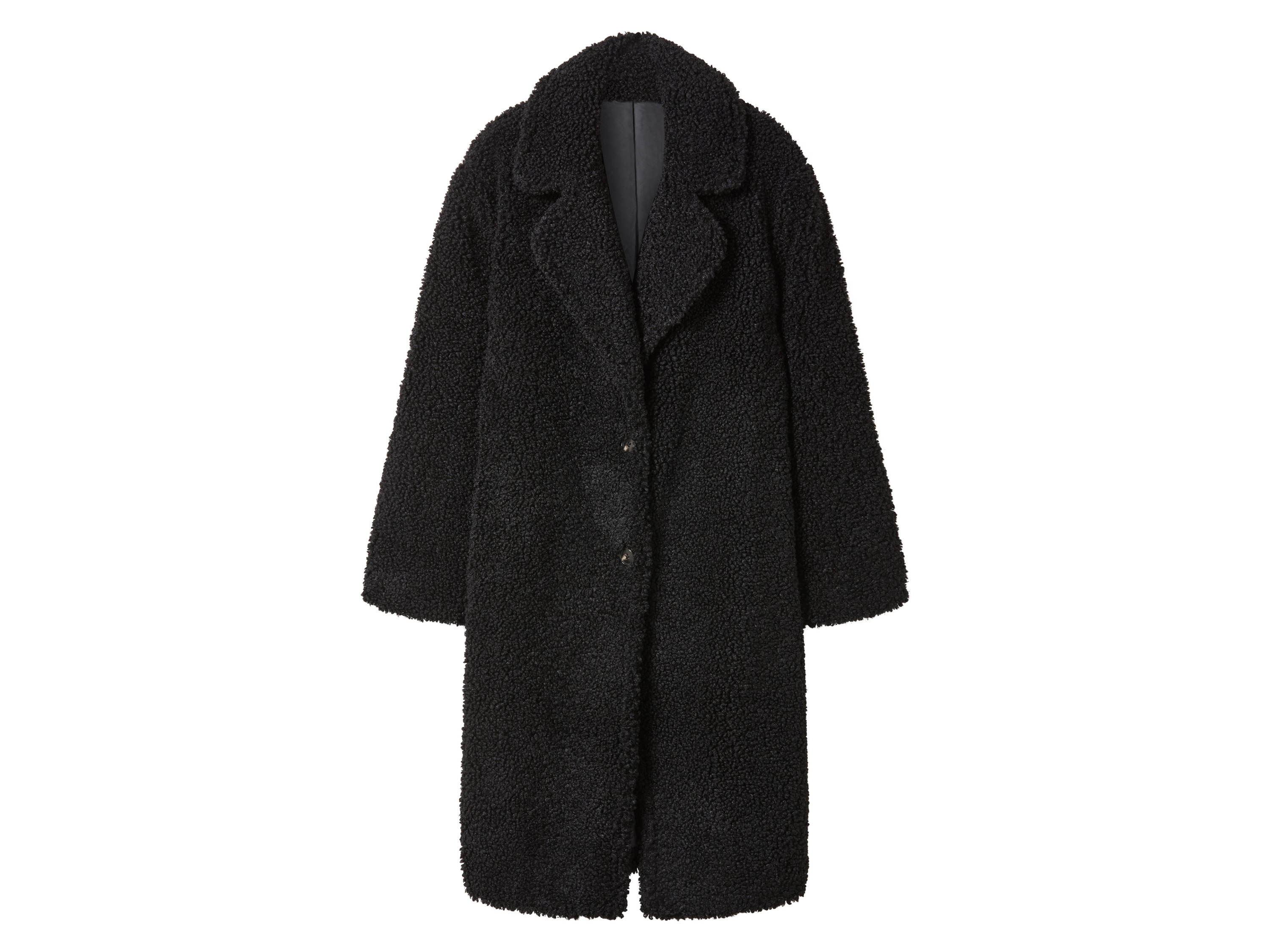 esmara® Płaszcz damski o wyglądzie skóry jagnięcej