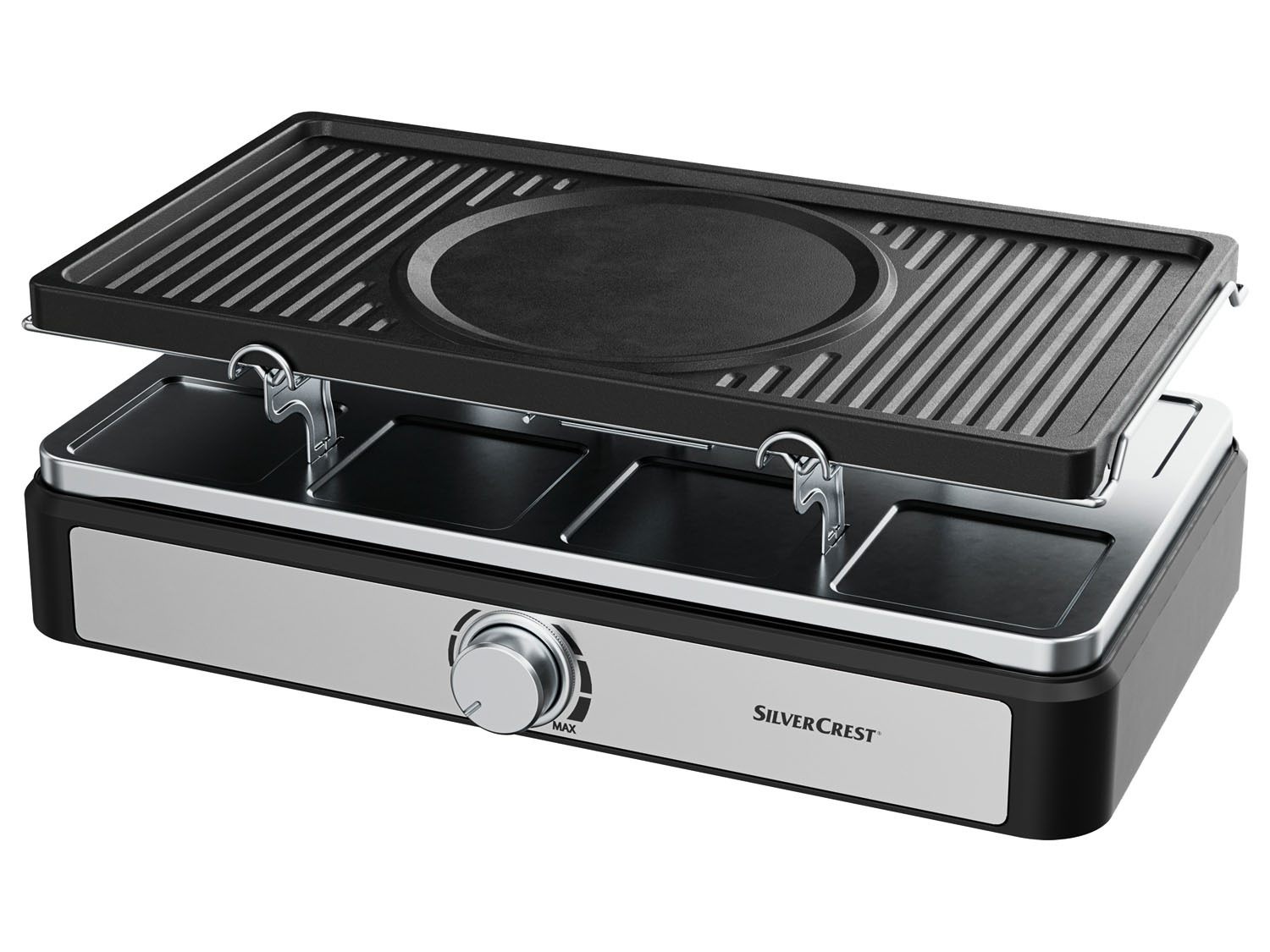 SILVERCREST® KITCHEN TOOLS Grill do fondue i raclette, 1,6 l niska