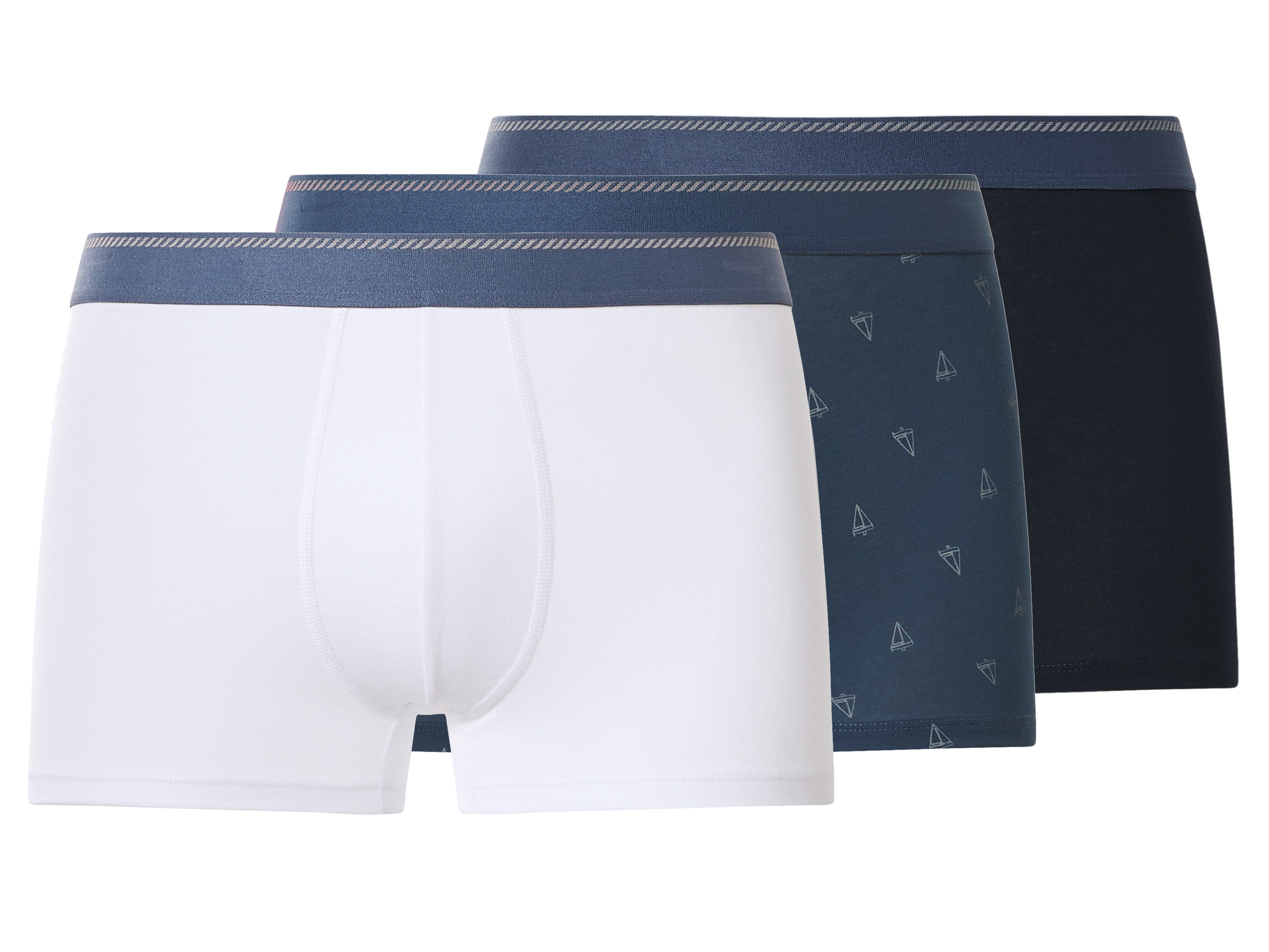 esmara Men Bokserki męskie z bawełną, 3 pary 