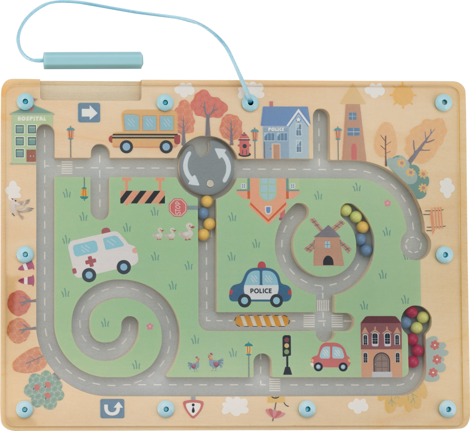 Puzzle edukacyjne (Labirynt magnetyczny)