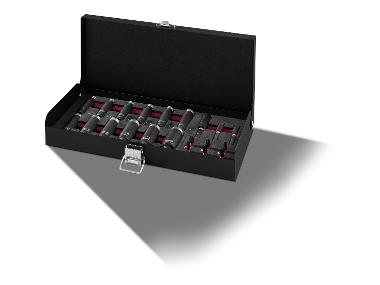 PARKSIDE PERFORMANCE® Zestaw kluczy nasadowych i uderzeniowych i zestaw bitów PSS 21A1, 21 elementów