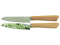 Zestaw 2 noży do warzyw, zielony