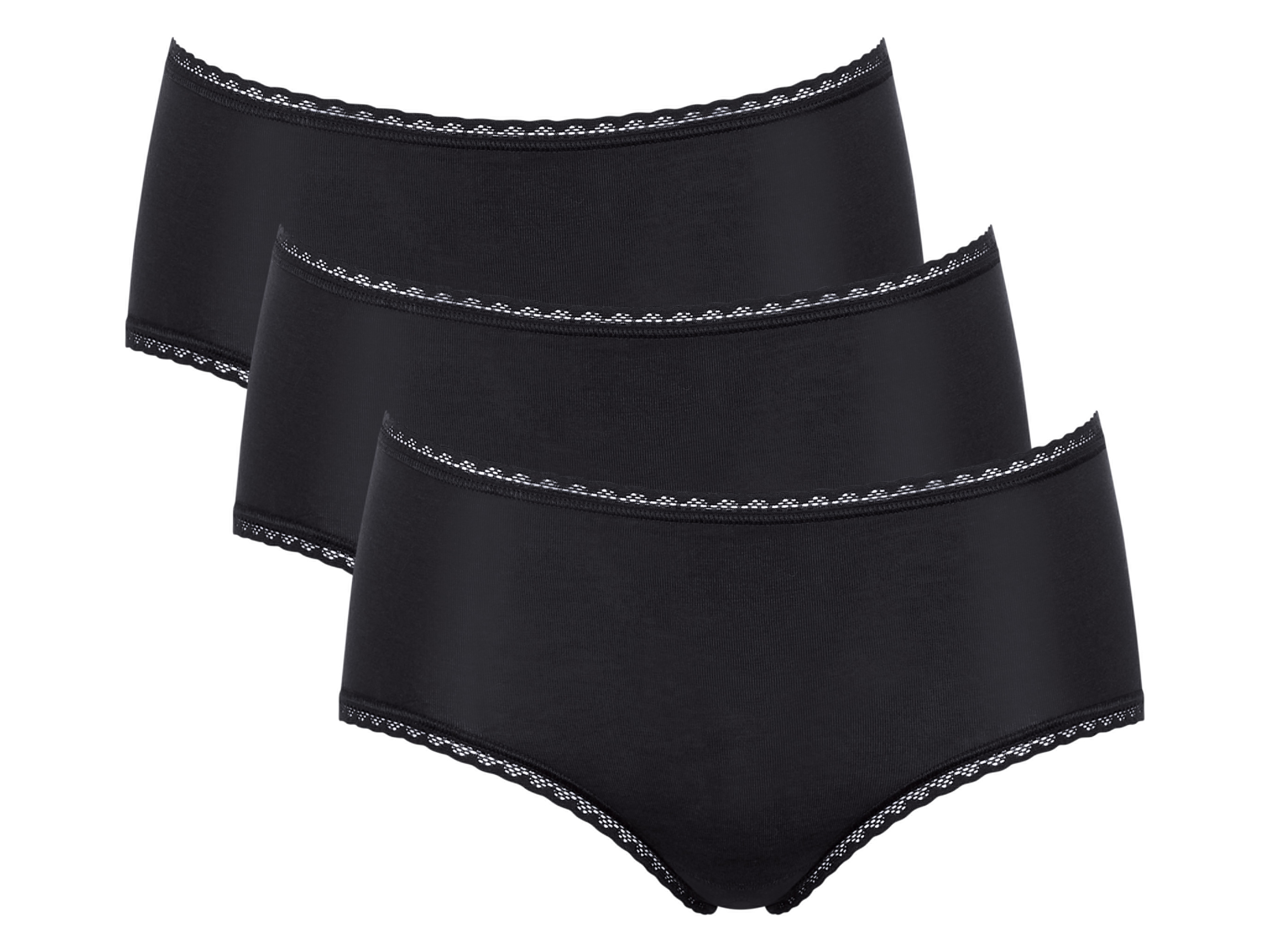 HELLO BY SLOGGI Majtki damskie, 3 pary (Midi (Hipster), 38)