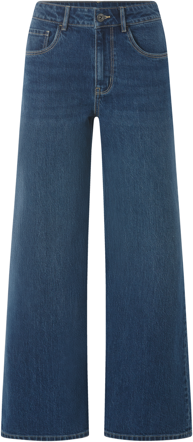 ESMARA® Jeansy Wide Leg damskie (Niebieski, 44)
