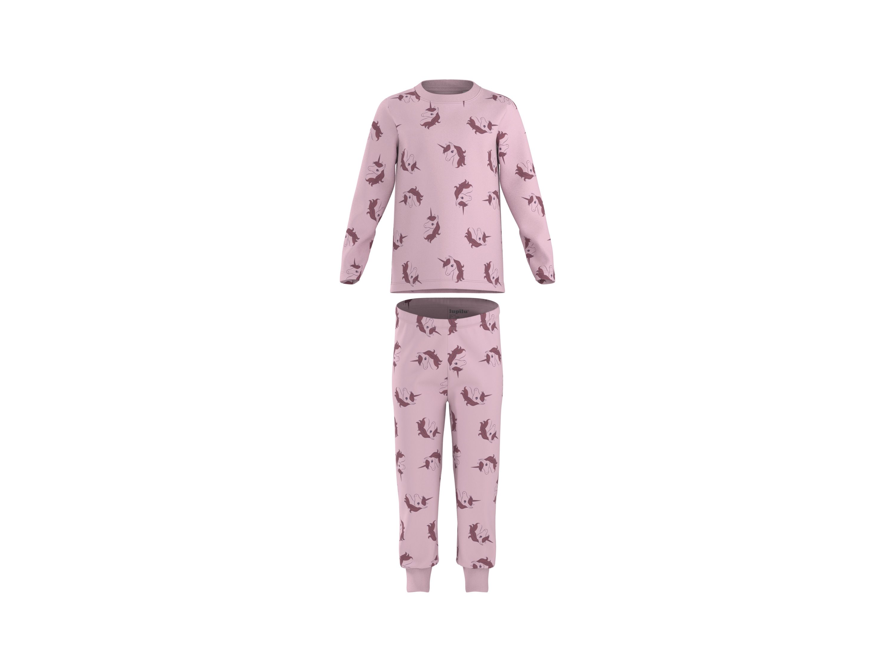 LUPILU® Piżama dziecięca (Różowy, 122/128)