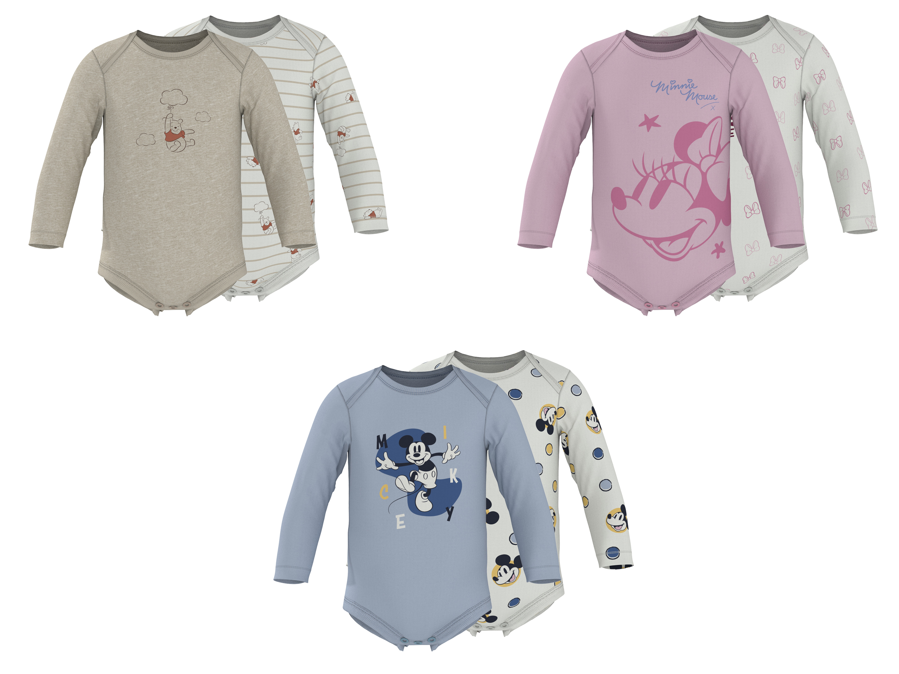 LUPILU® Body niemowlęce, 2 sztuki