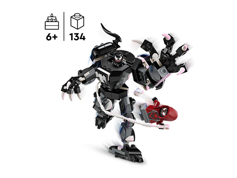 Zestaw klocków LEGO® Marvel Super Heroes™ 76276 Mechaniczna zbroja Venoma vs. Miles Morales