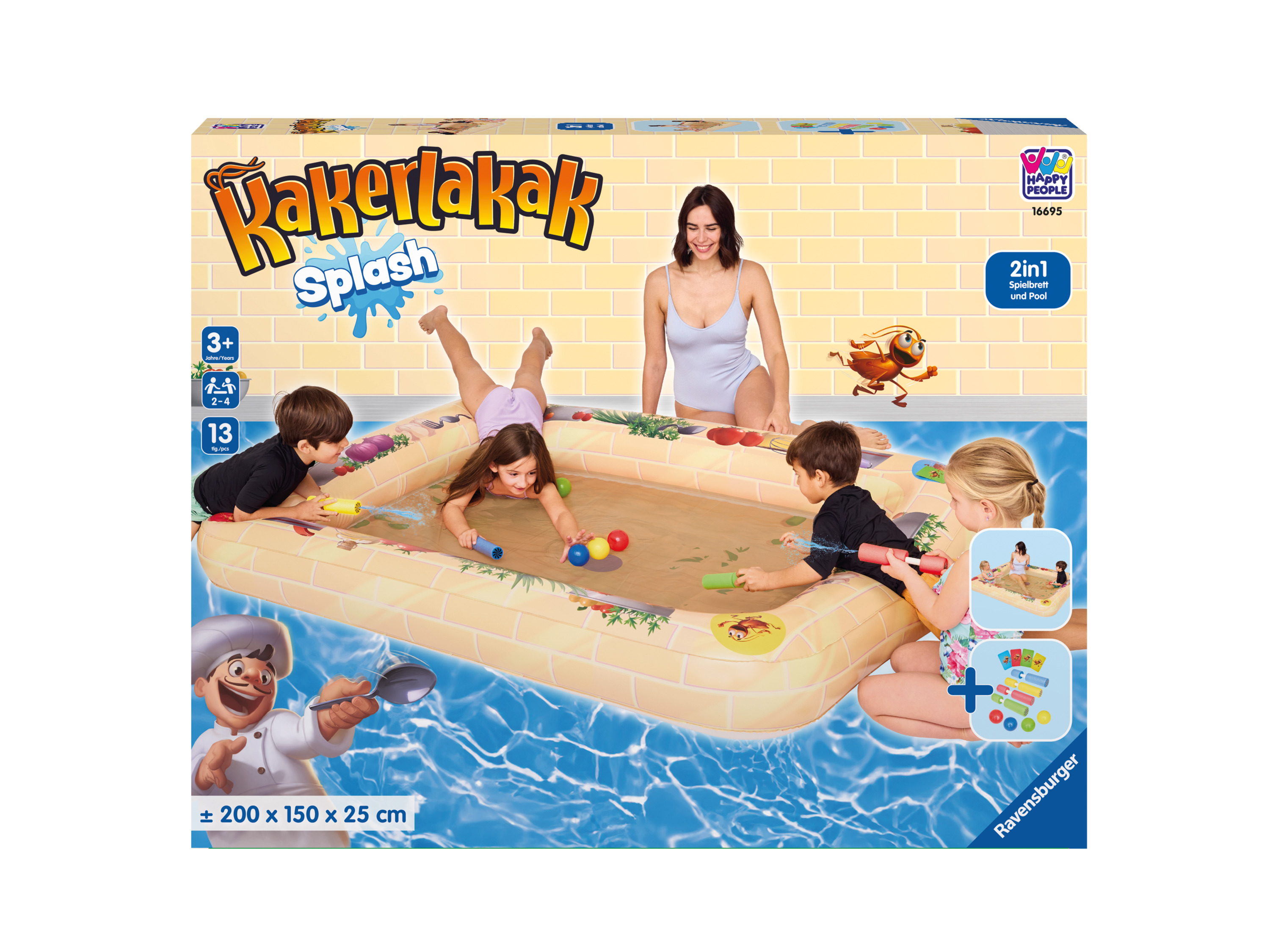 Happy People Ravensburger Gry do kąpieli (Pikantna pułapka na karaluchy)