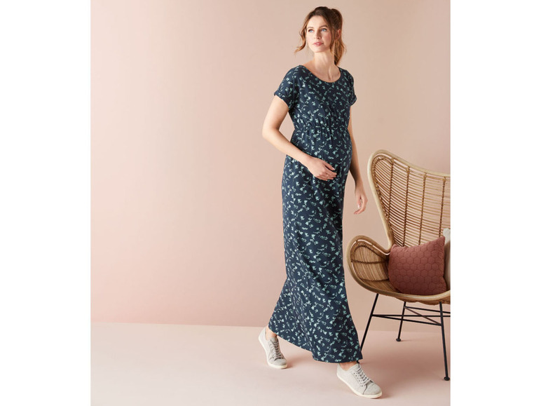 Pełny ekran: ESMARA® Sukienka ciążowa maxi z bawełną organiczną - zdjęcie 4