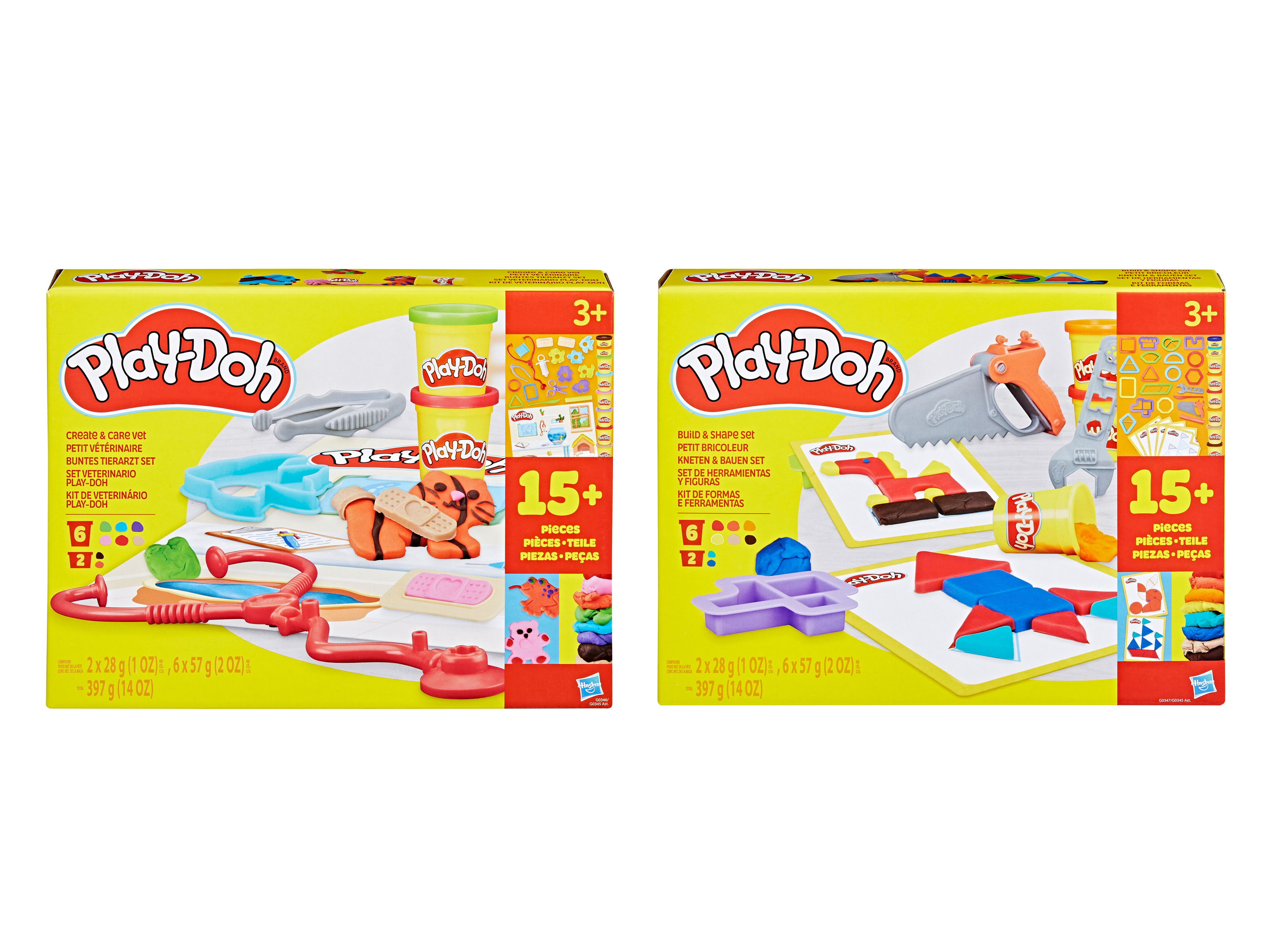 Play Doh Kolorowy Zestaw Weterynarza / Zestaw do Ugniatania i Budowania