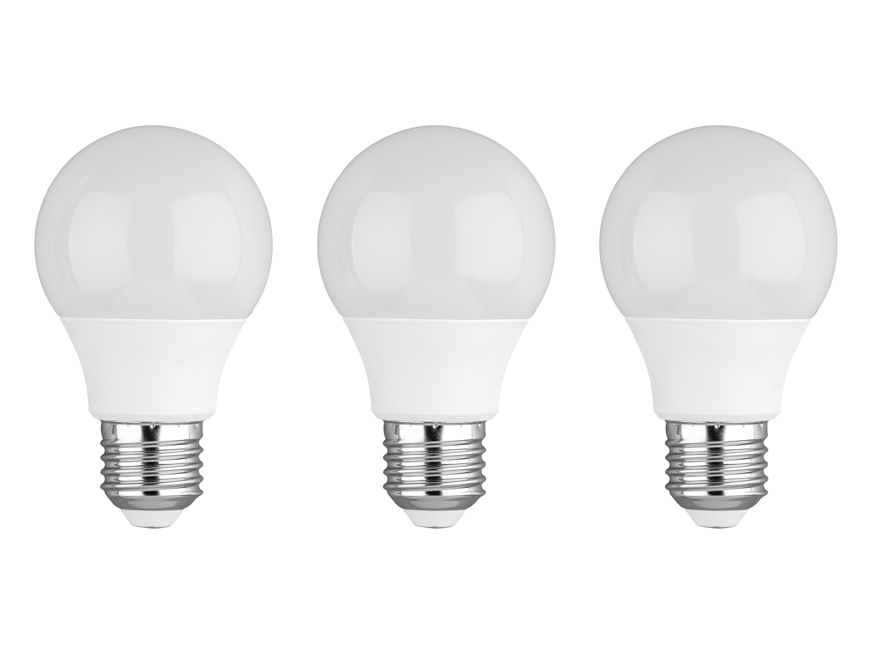 LIVARNO® Zestaw 2 lub 3 żarówek LED E14/E27 (4,2 W, E27 gruszka, 3 sztuki)