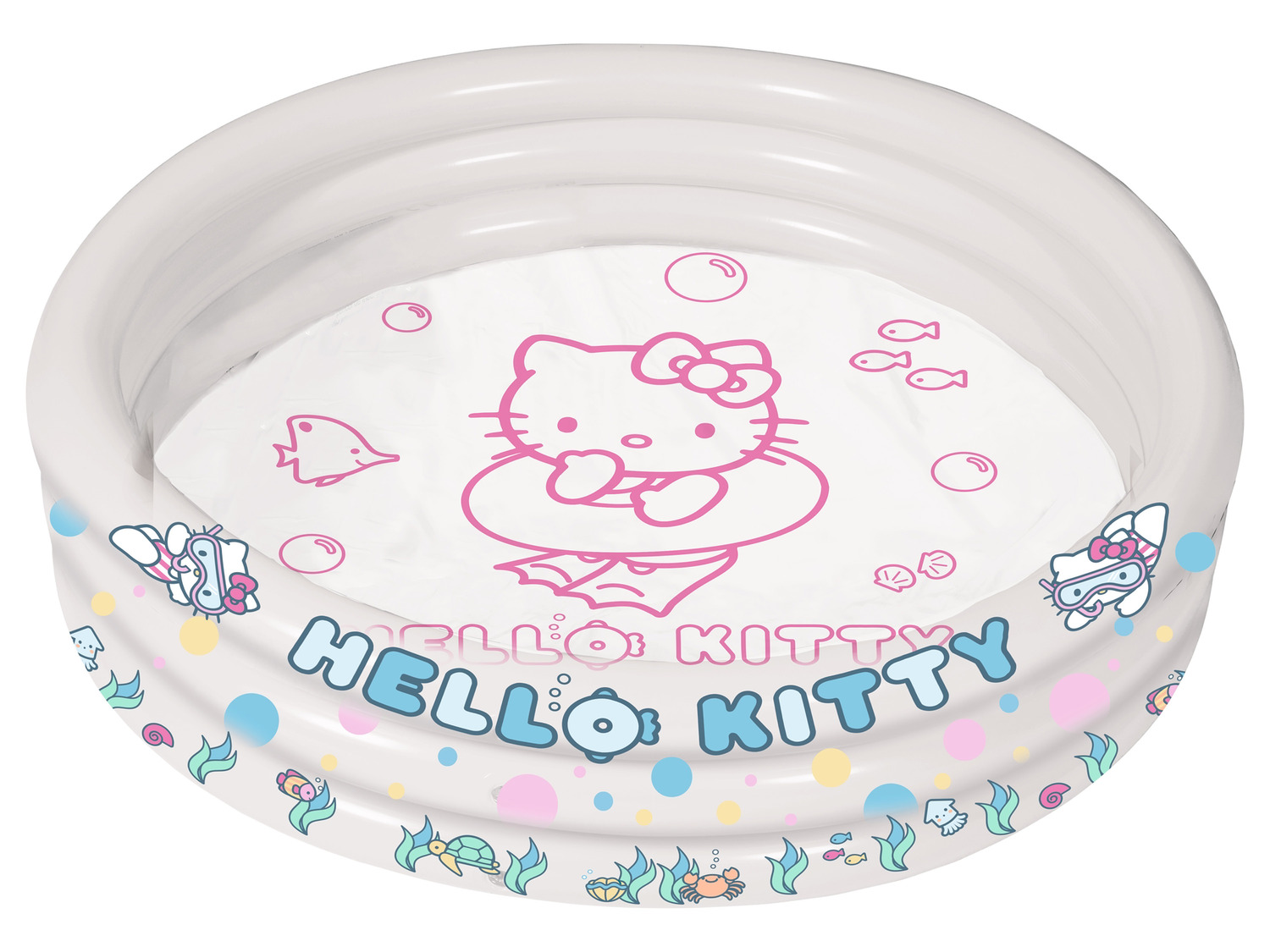 Hello Kitty Rills HELLO KITTY Basen 3-pierścieniowy, przezroczysty, 150 x 25 cm. | Lidl