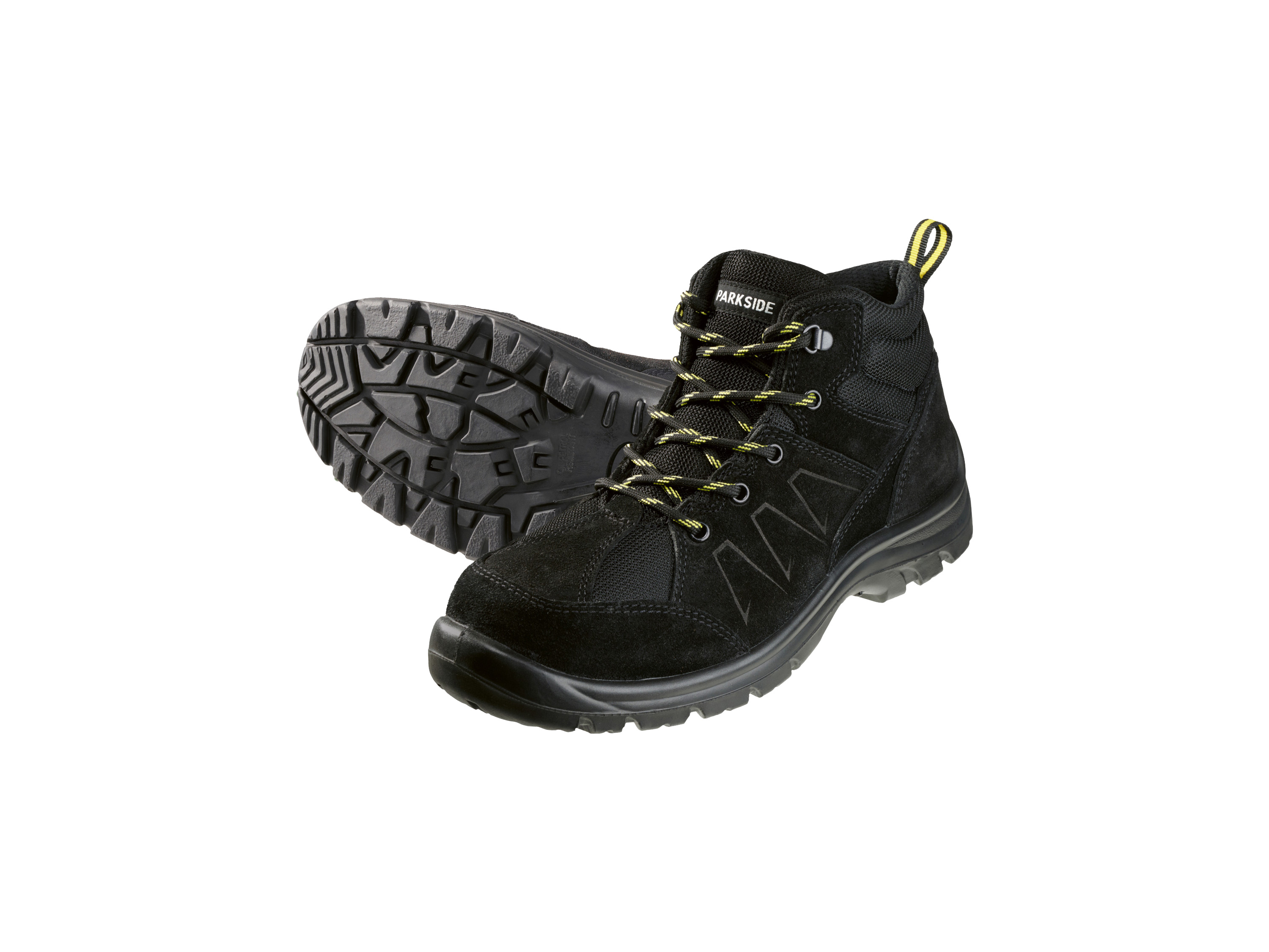 PARKSIDE® Buty robocze męskie (Wysokie cięcie, Czarny, 42)