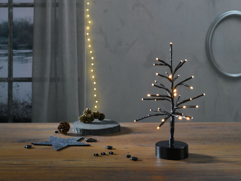 Pełny ekran: LIVARNO home Dekoracja świąteczna drzewko LED, 30 cm - zdjęcie 10