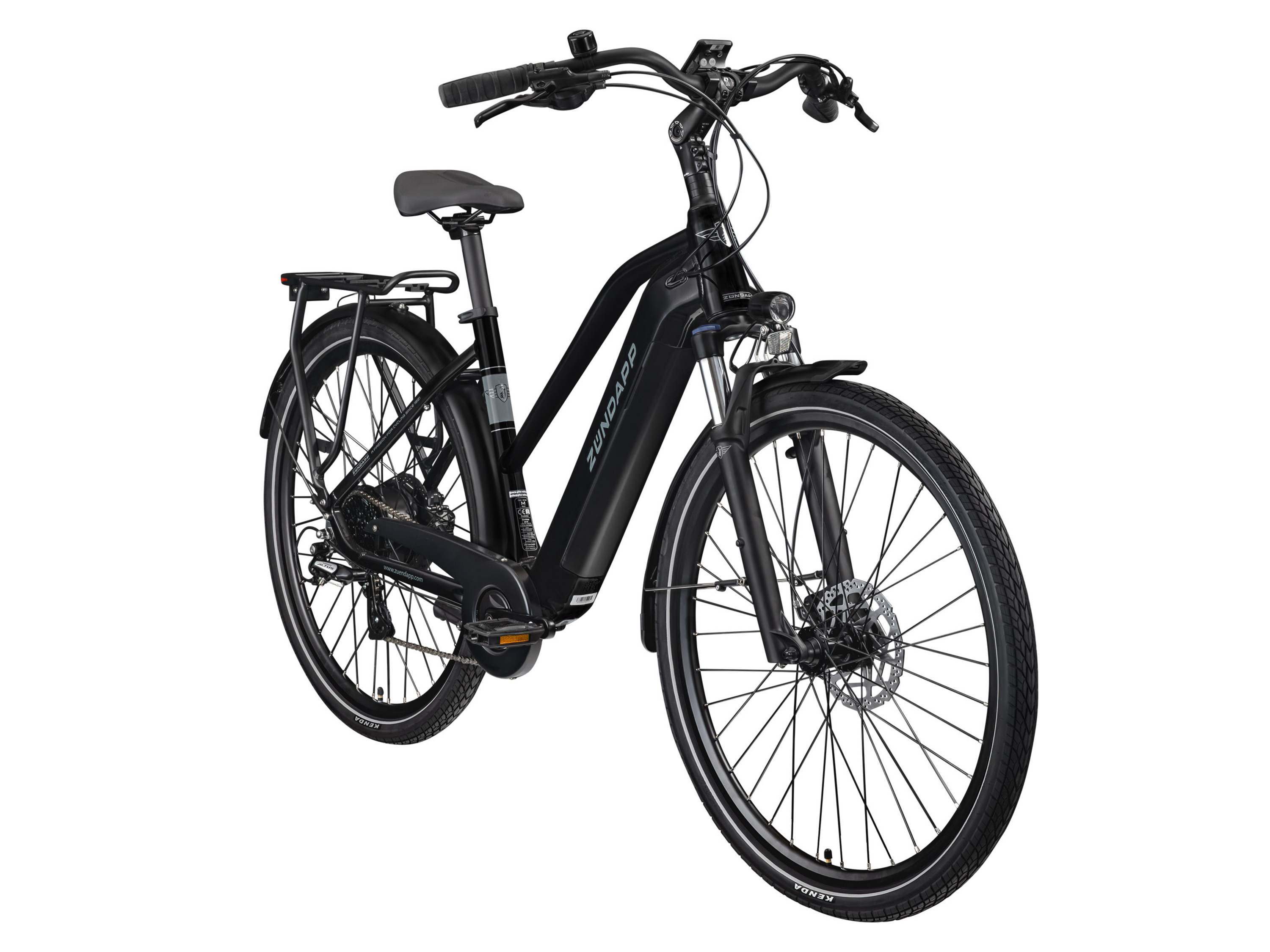 ZÜNDAPP Rower elektryczny trekkingowy »Z810 700c«, 28 cali (Damski, Czarny/ szary)