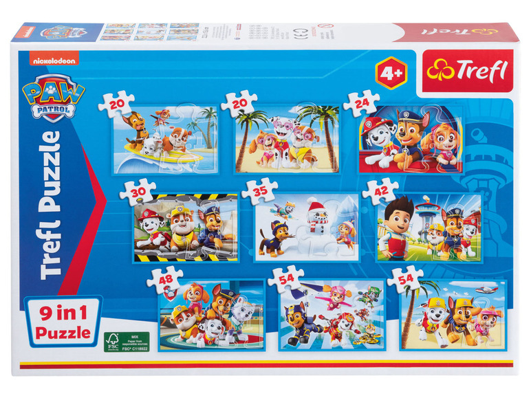 Pełny ekran: Trefl Puzzle 9w1 z postaciami z bajek, 330 elementów - zdjęcie 3