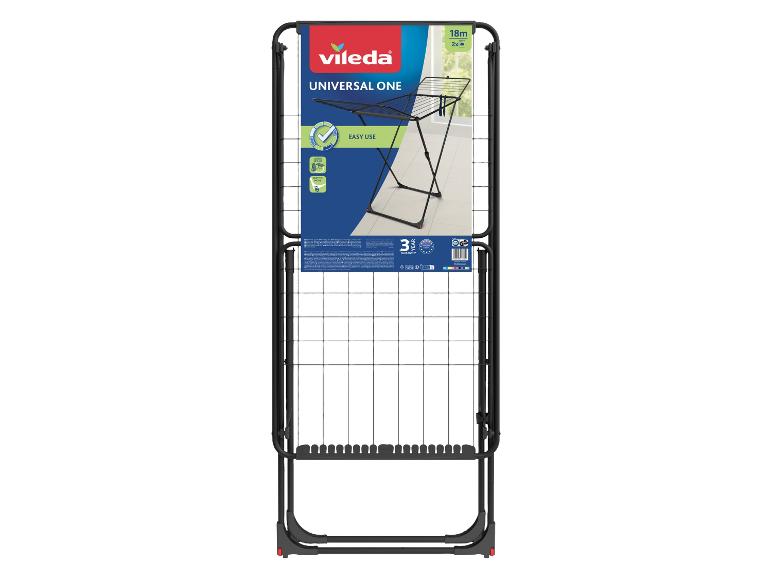 Suszarka na pranie Vileda Universal One z 18m powierzchni suszenia i 3-letnią gwarancją.