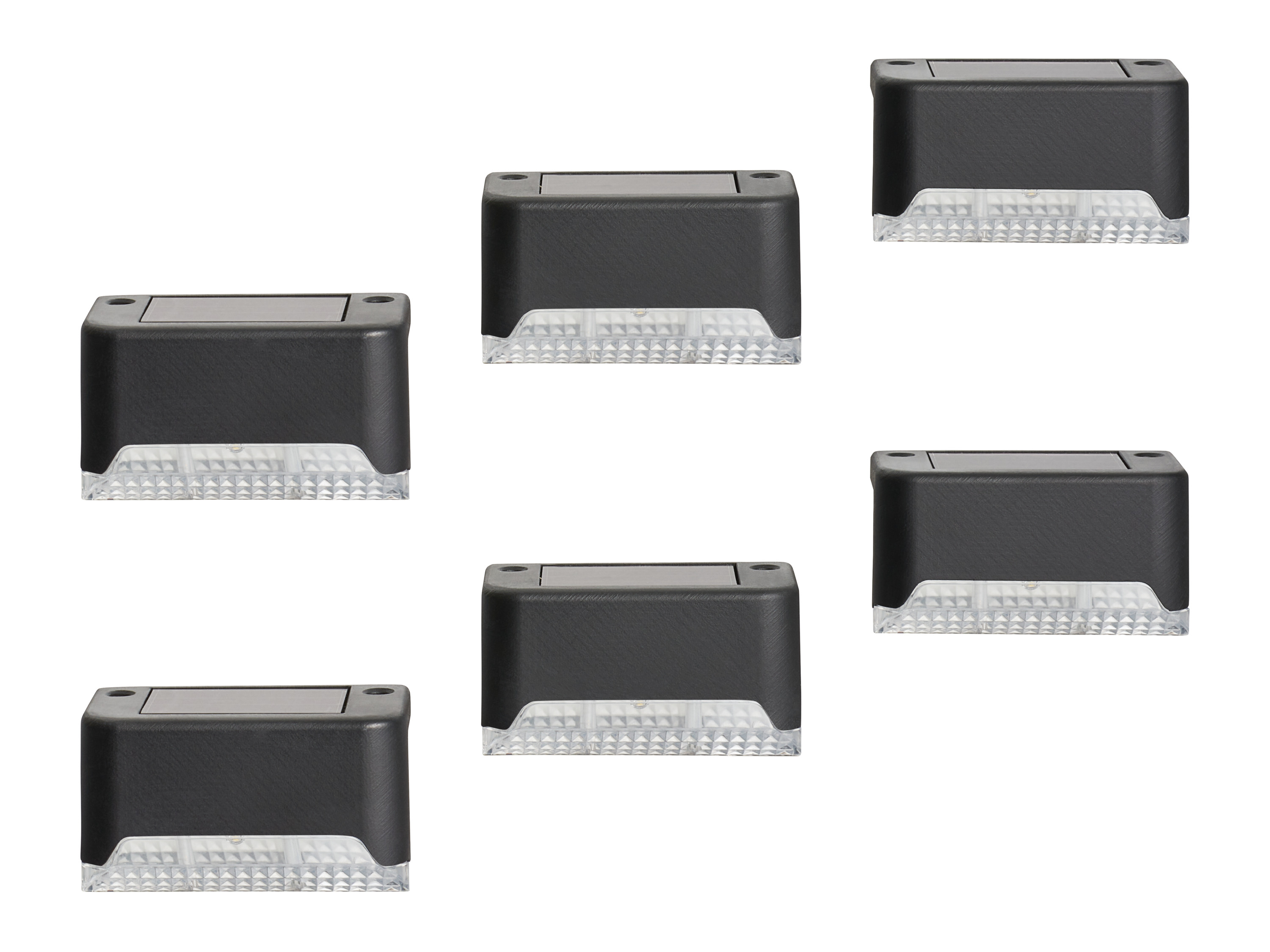 LIVARNO® Zestaw 6 lampek solarnych LED (Prostokątny)