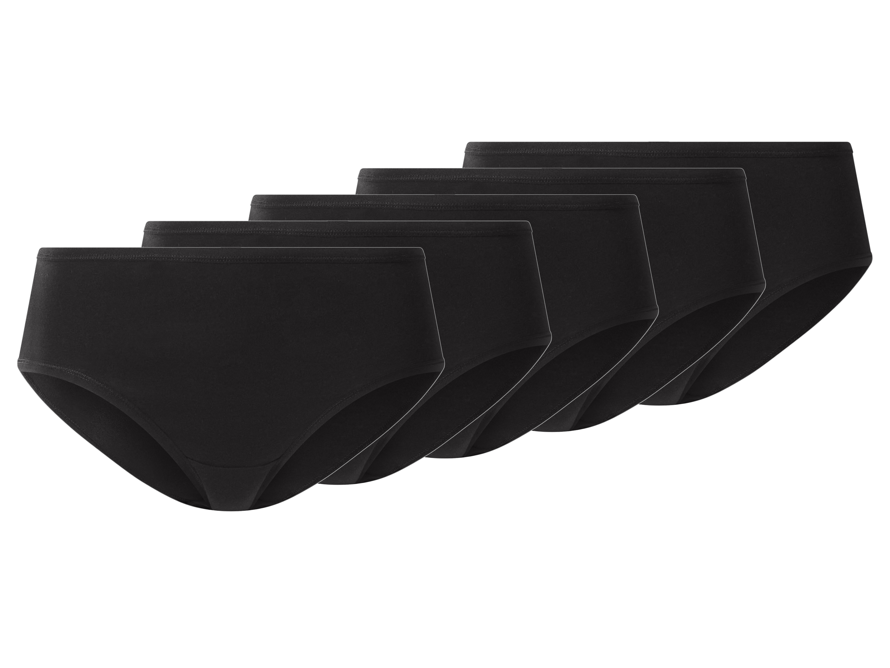 esmara® Hipstery damskie z bawełną, 5 par 