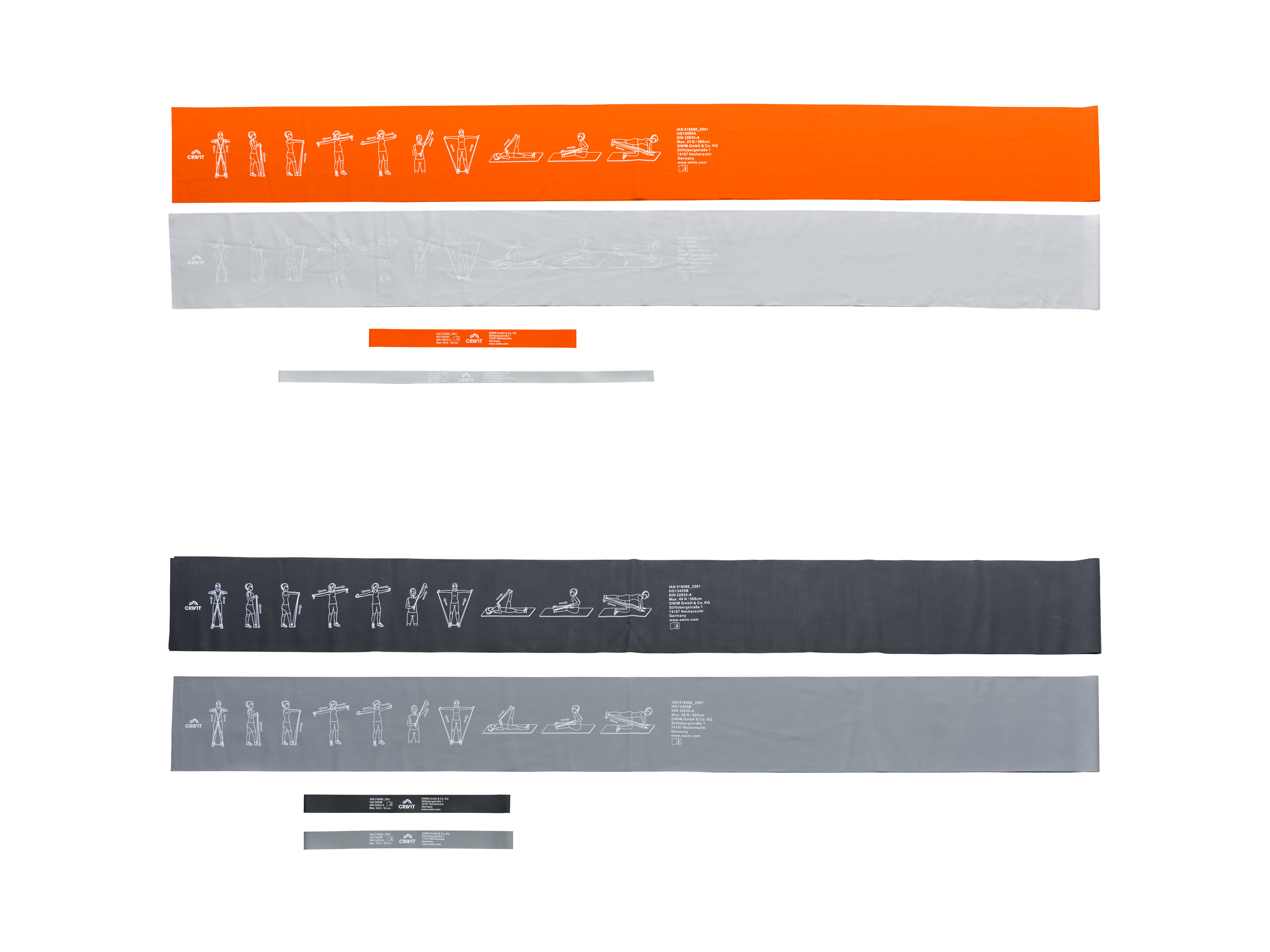 CRIVIT Zestaw akcesoriów do ćwiczeń