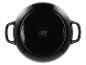 Czarny garnek SilverCrest, widok z góry.