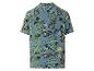 Koszula z krótkim rękawem, tropikalny wzór.