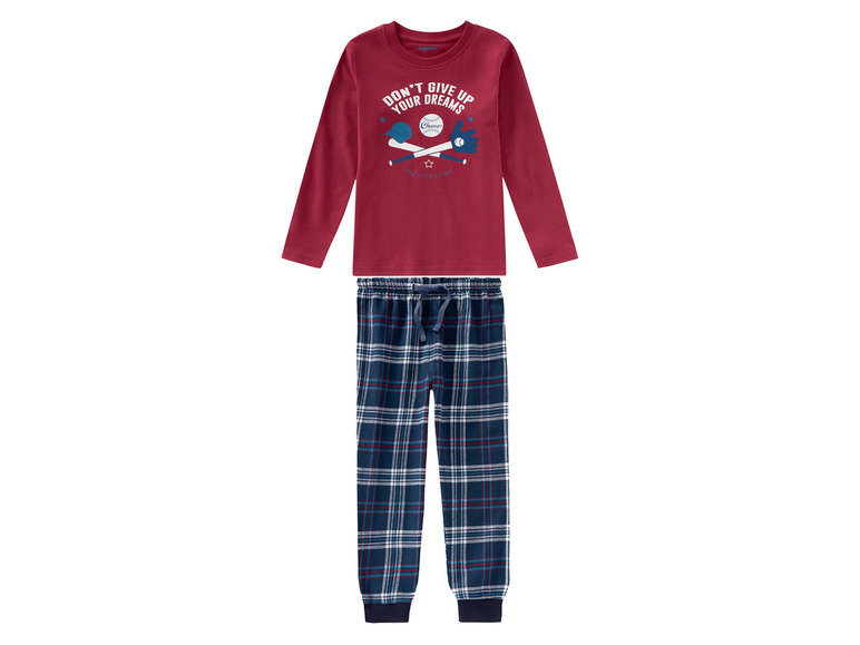 Pełny ekran: lupilu® Piżama chłopięca z bawełną (koszulka + spodnie) - zdjęcie 2