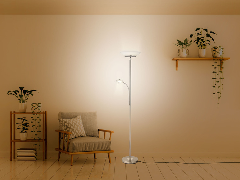 Pełny ekran: LIVARNO home Lampa podłogowa LED ze szklanym kloszem - zdjęcie 3