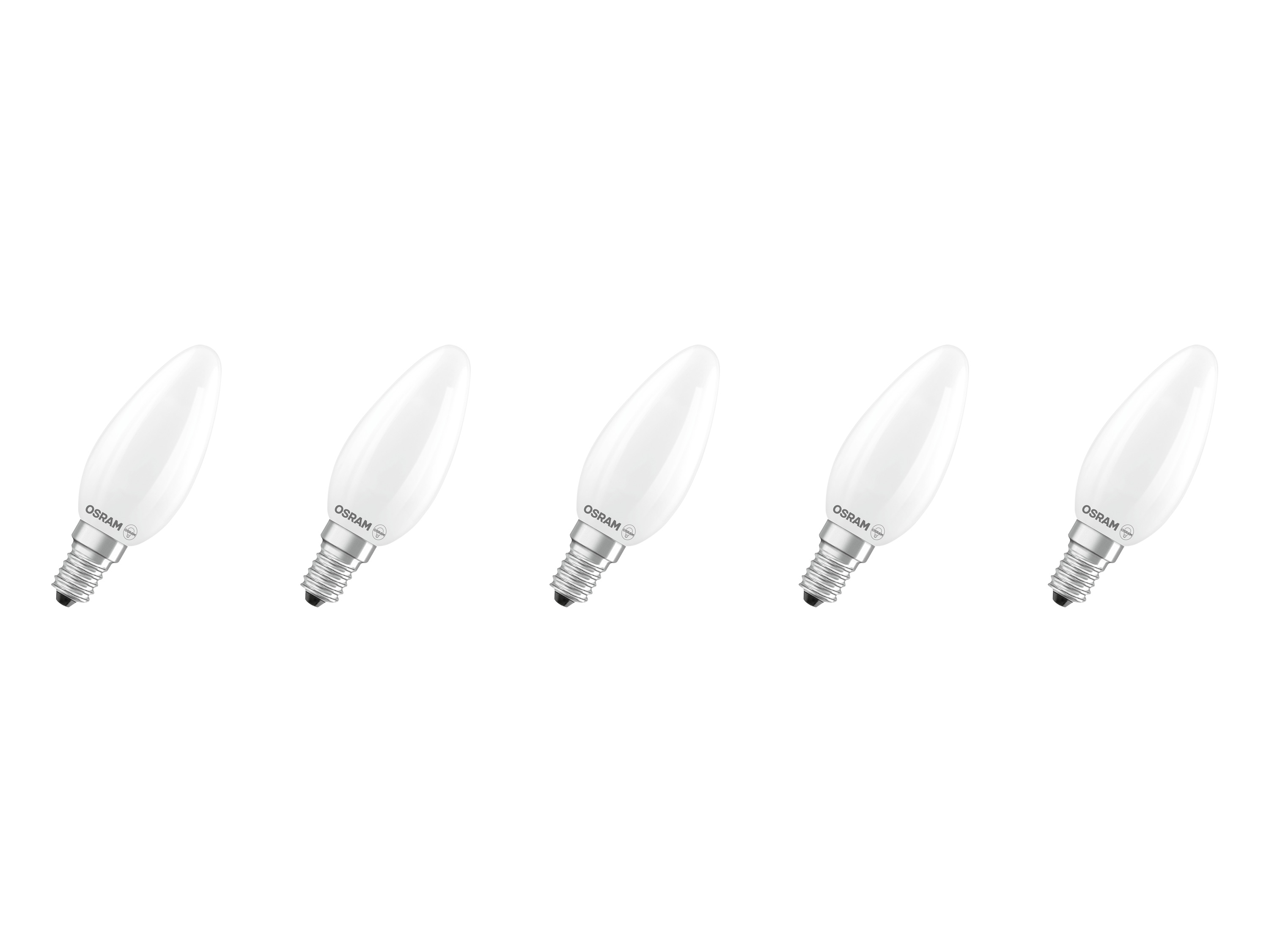 OSRAM Żarówki LED »Base Retro«, 5 sztuk. (CLB40, E14, 470 lm, 2700 K, Matowe)