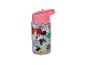 Butelka na wodę Minnie Mouse z różową pokrywką i wzorem w kratkę