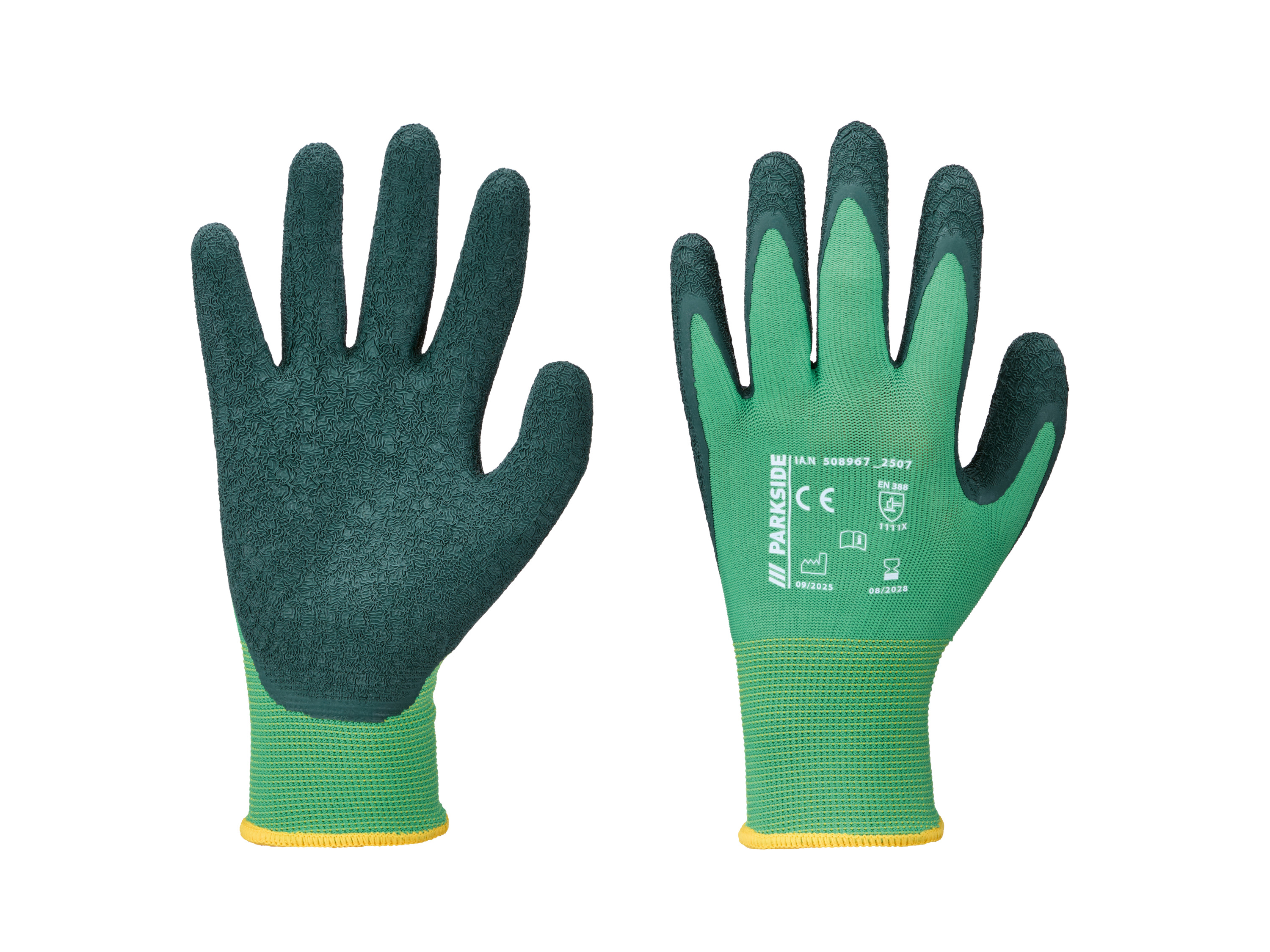PARKSIDE® Rękawice ogrodowe (Zielony/żółty, 7)