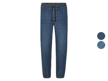 LIVERGY® Joggery jeansowe męskie z bawełny