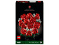 Pudełko z LEGO Icons Bouquet of Roses, zestawem do budowania z 822 elementów z czerwonymi różami.