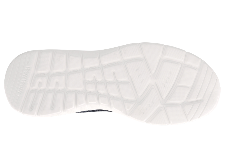 Spód białego buta Skechers.