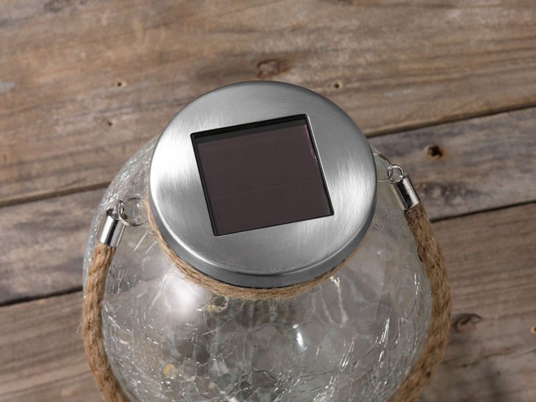 Pełny ekran: LIVARNO home Lampion solarny LED, ze szkła - zdjęcie 5