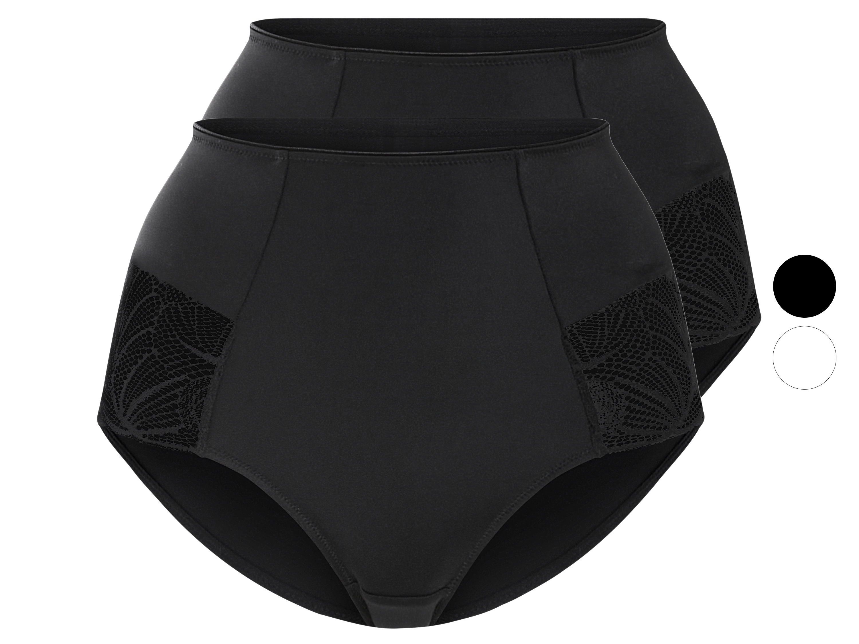 esmara® Majtki figi damskie z koronką, 2 pary