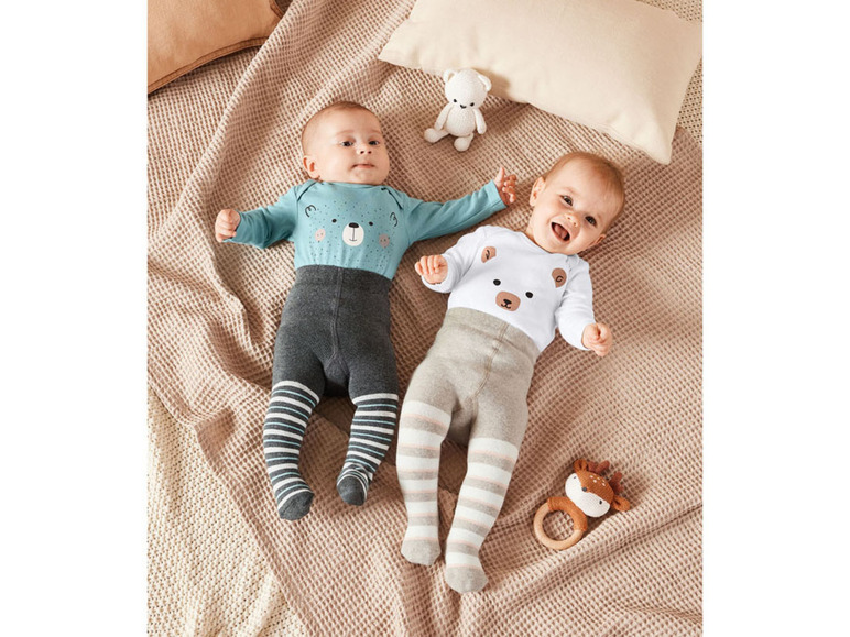 Pełny ekran: lupilu® Body niemowlęce dla dziewczynki, z bawełny organicznej, 2 sztuki - zdjęcie 4