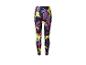 Legginsy sportowe z wielokolorowym marmurkowym nadrukiem.