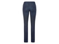 Ciemnoniebieskie jeansy skinny dla kobiet.