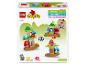 Pudełko Lego Duplo z zestawem 10440, przedstawiające sowy i pomysły na zabawę.