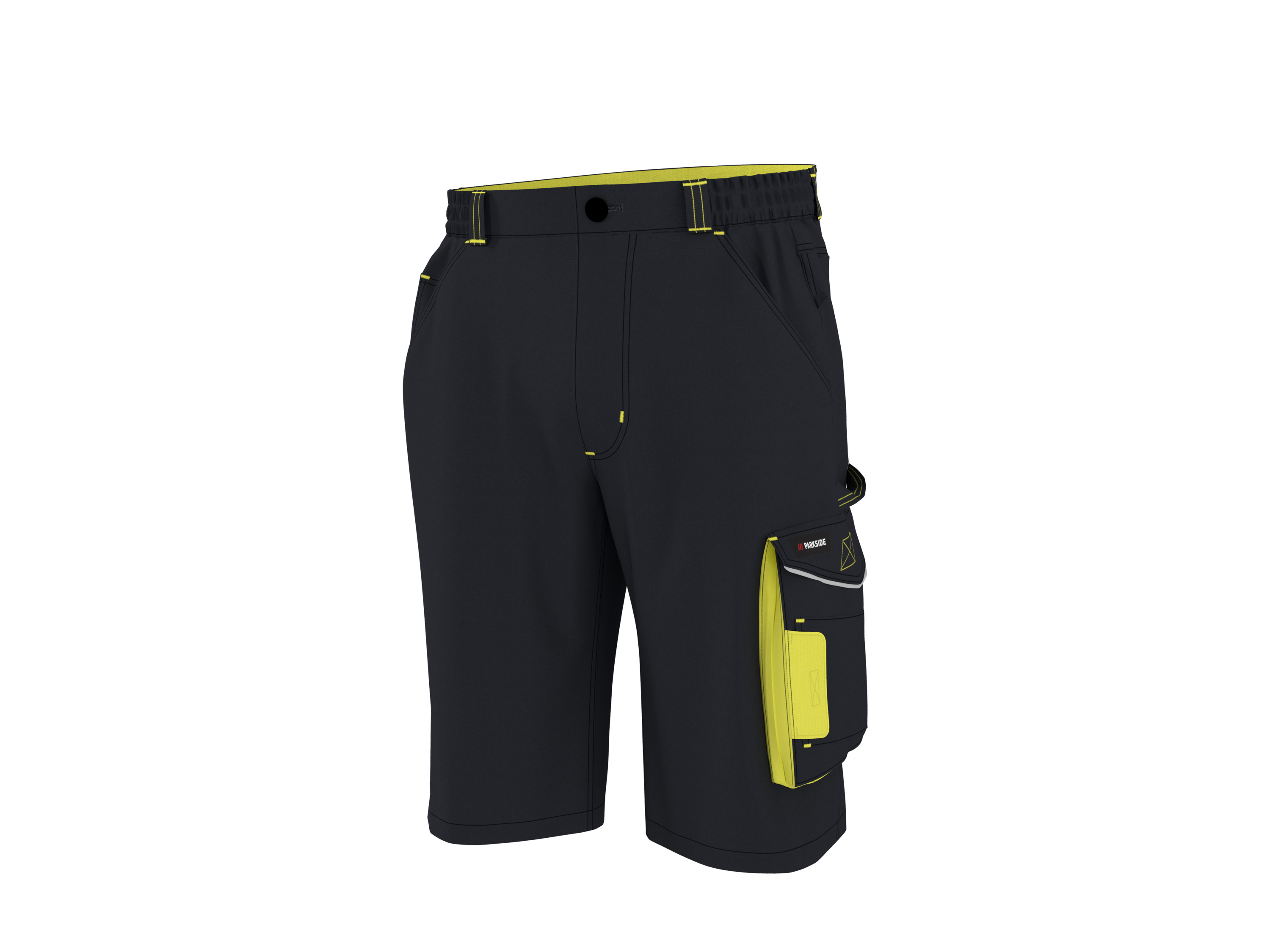 PARKSIDE® Szorty robocze męskie (Czarny, 48)