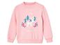 Różowy sweter z motywem świątecznym z jeleniem i napisem 'Oh deer! Christmas is here.'