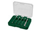 Zestaw 5 wierteł diamentowych od 5 do 10 mm w zielonej walizce 578K2DE