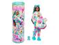 Lalka Barbie Cutie Reveal Care Bears w pluszowym kostiumie misia z akcesoriami.