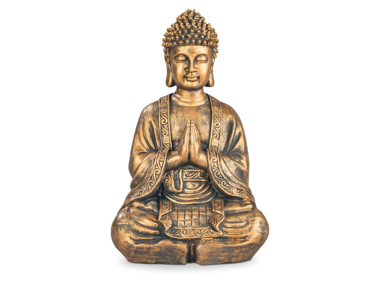 Pełny ekran: LIVARNO home Figurka dekoracyjna siedzący Buddha, 1 sztuka - zdjęcie 4
