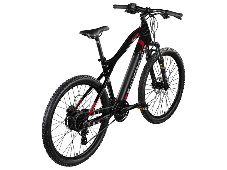 Pełny ekran: Zündapp Elektryczny rower górski Z898, 27,5", czarny/czerwony - zdjęcie 4