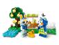 Zestaw LEGO Animal Crossing z postaciami, drzewem i straganem.
