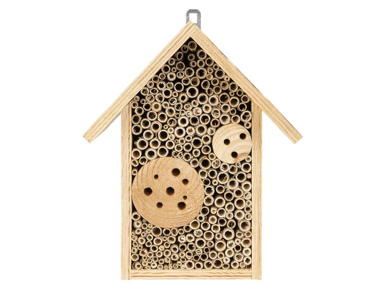 Pełny ekran: dobar Domek dla dzikich pszczół i owadów, z drewna - zdjęcie 2