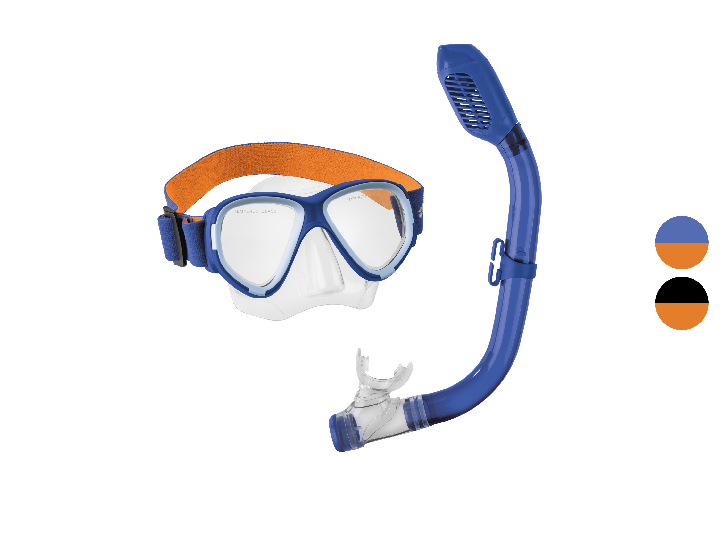 CRIVIT Zestaw do snorkelingu dla dzieci, 2-częściowy